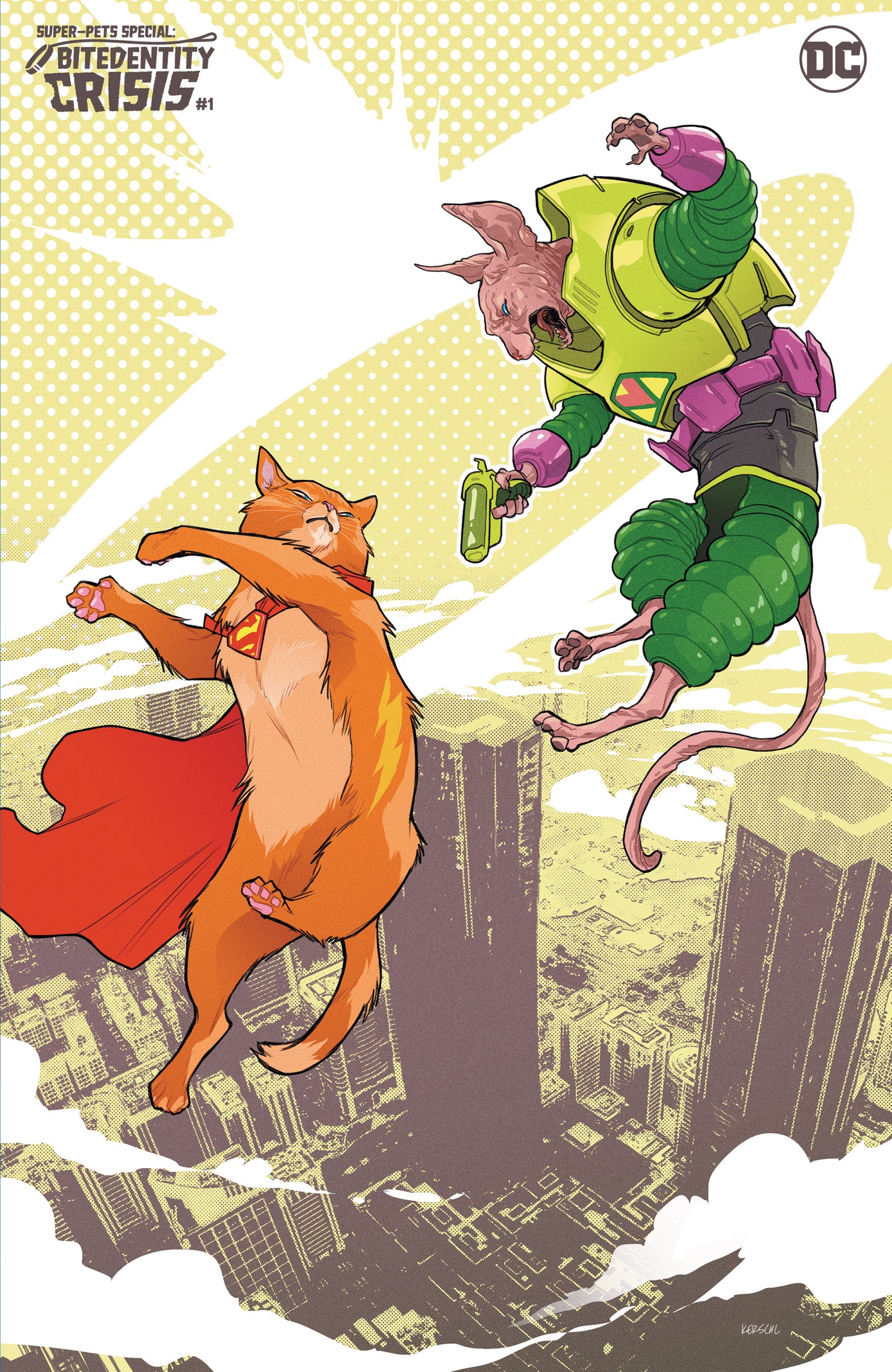 Super-Pets Special Bitedentity Crisis #1 (One Shot) B Karl Kerschl Variant (07/31/2024) DC