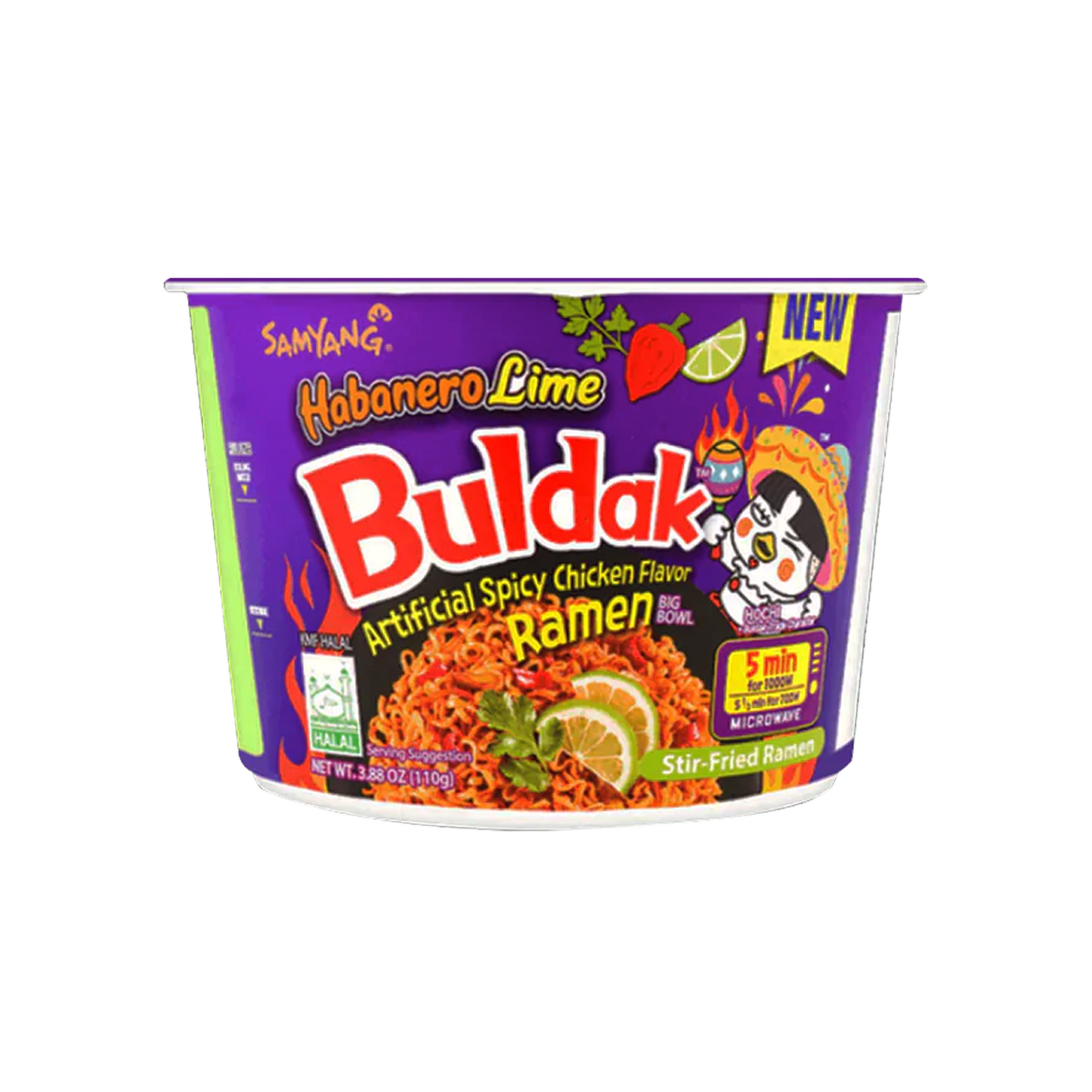 Samyang Habanero Lime Buldak Artificial Spicy Chicken Flavor Ramen (Korea)