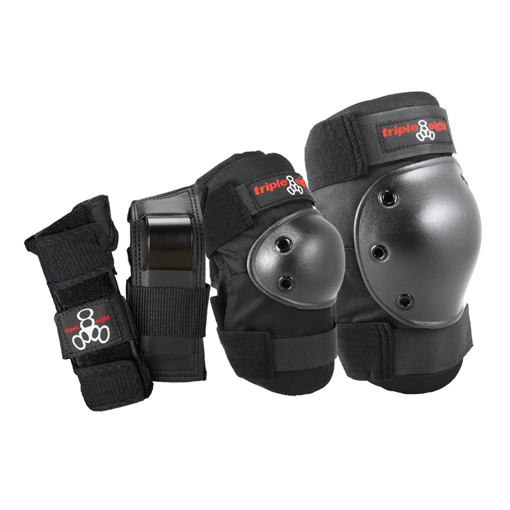 Triple Eight Saver Series 3-PACK Wrist Guards / Elbow Pads / Knee Pads