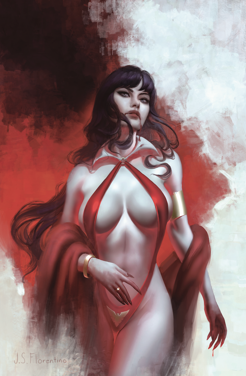 VAMPIRELLA #25 SSCO JUSTINE FLORENTINO VIRGIN VARIANT 2021