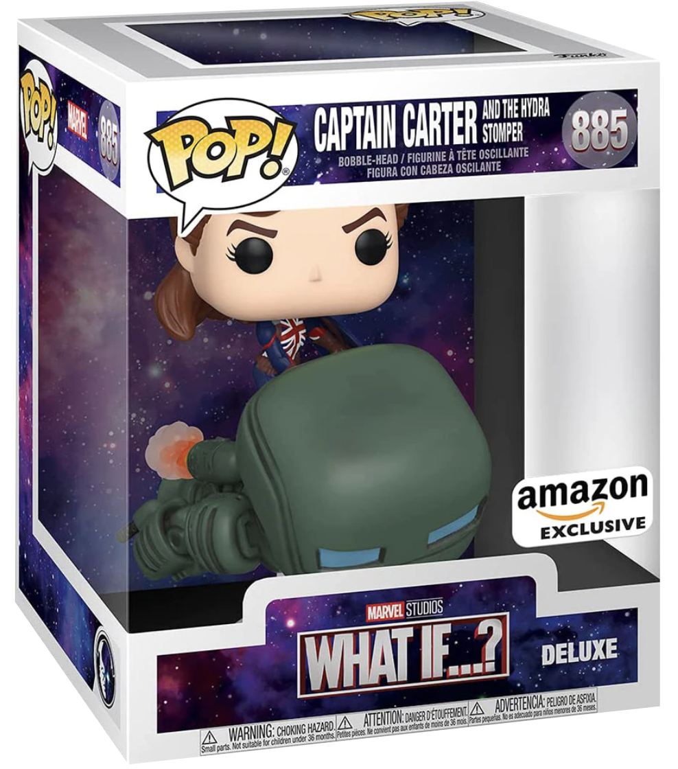 POP! Marvel (Super Deluxe): 885 What If...?, Captain Carter and Hydra Stomper Exclusive