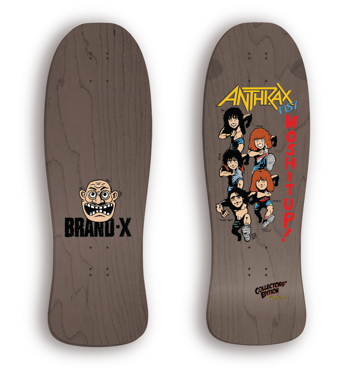 Brand-X Anthrax 1987 Skateboard Deck