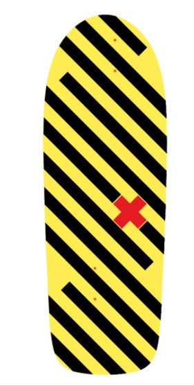 Brand-X Vertical Hold  10" Skateboard Deck