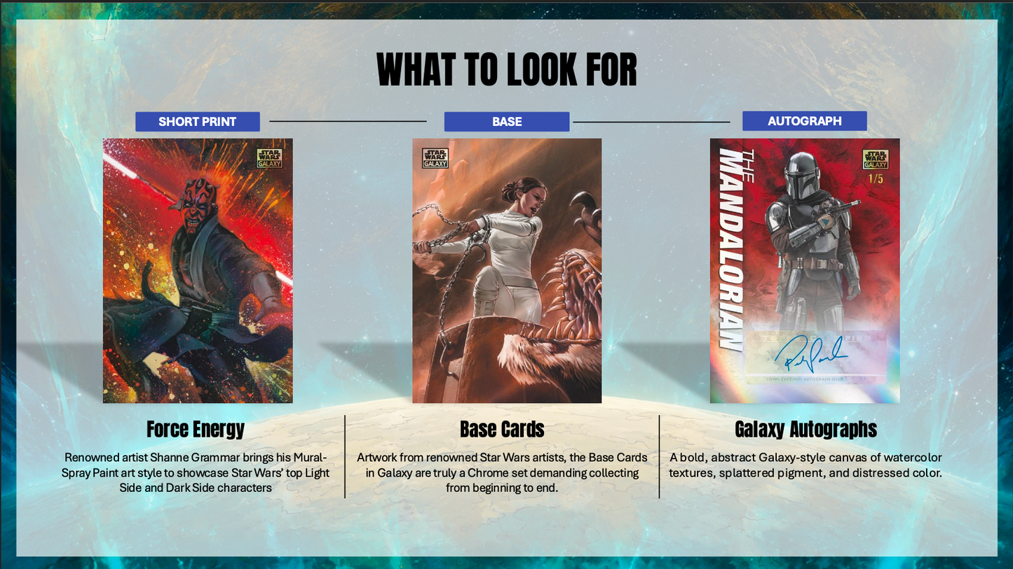 Star Wars Galaxy Trading Cards Topps 2026 Hobby Box (08/26/2026)