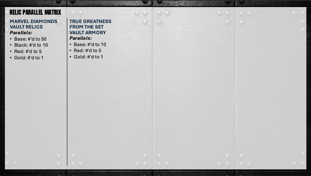 2026 Topps Vault Marvel Trading Cards (09/23/2026)