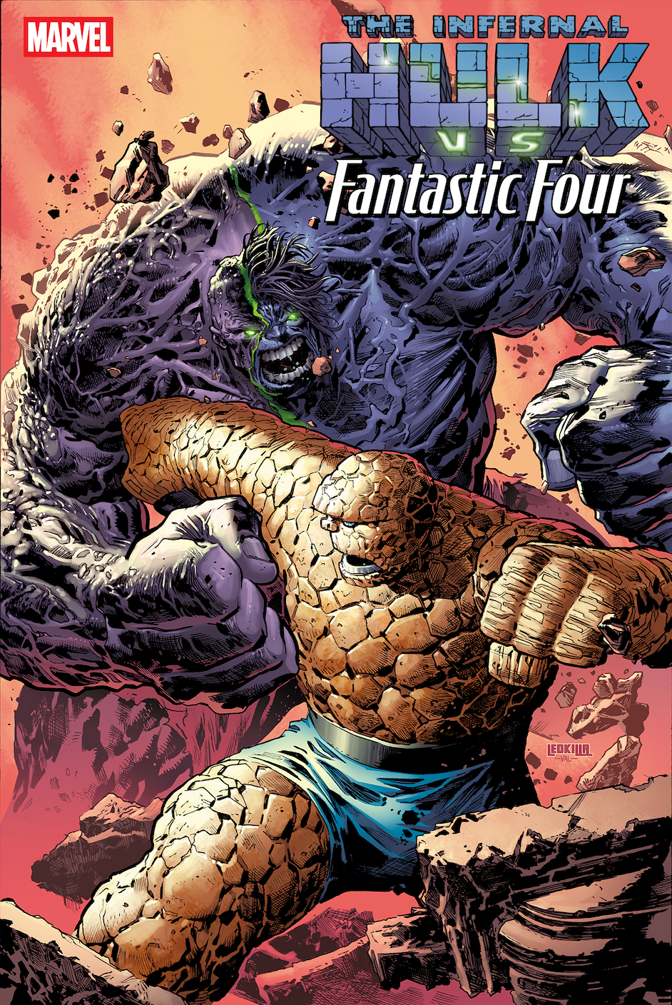 Infernal Hulk vs Fantastic Four #1 D Ken Lashley Variant (10/14/2026) Marvel