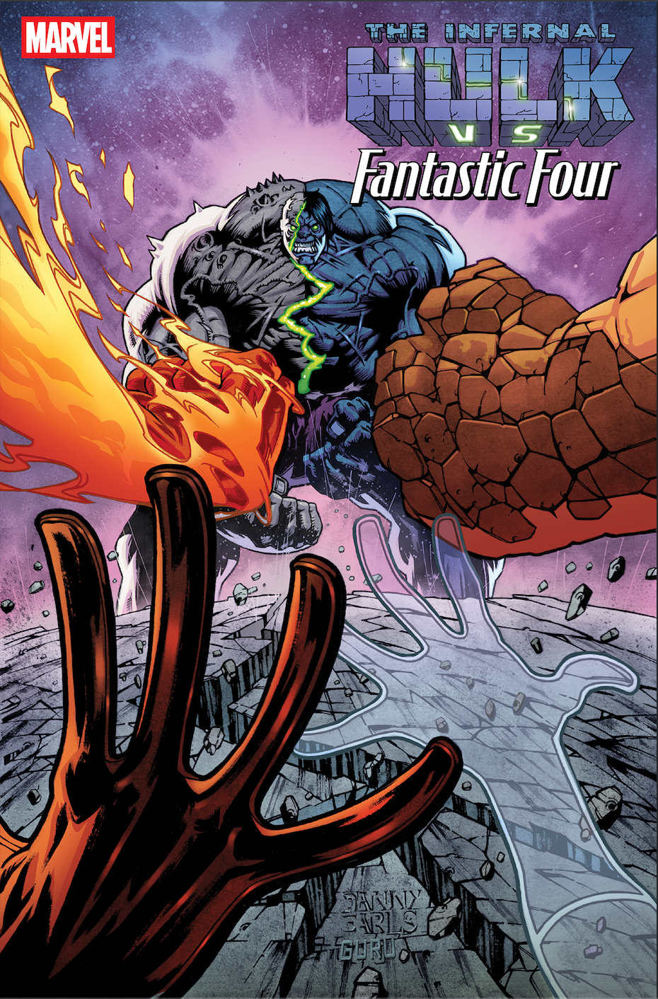 Infernal Hulk vs Fantastic Four #1 C Danny Earls Variant (10/14/2026) Marvel