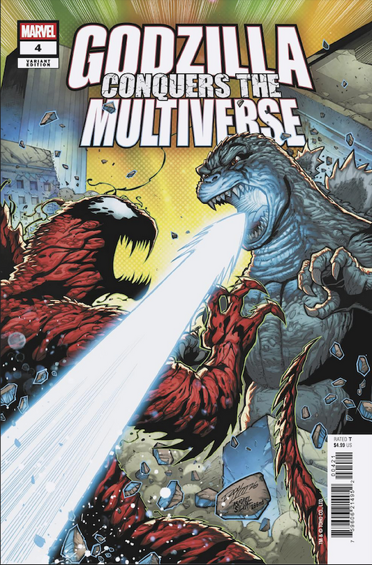 Godzilla Conquers The Multiverse #4 B Ron Lim Heisei Vs. Marvel Variant (10/28/2026) Marvel