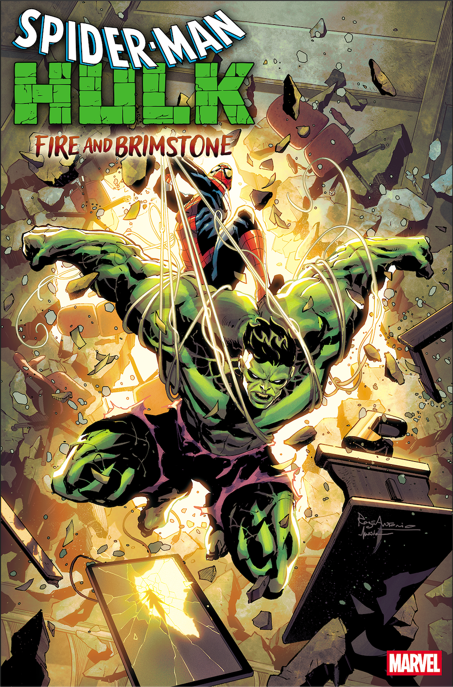 Spider-Man Hulk Fire And Brimstone #4 B Roge Antonio Variant (11/25/2026) Marvel