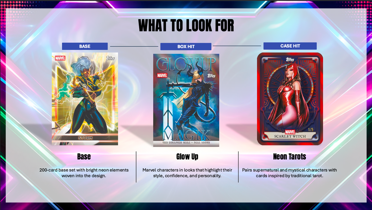 2026 Topps Marvel Neon Hobby Box Trading Cards (10/21/2026)
