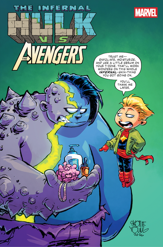 Infernal Hulk Vs. Avengers #1 B Skottie Young Variant (12/02/2026) Marvel