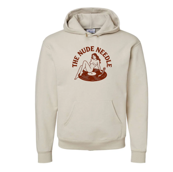 TheNudeNeedle Custom Design & Logo Tan Hoodie (Champion Hoodie, Unisex)