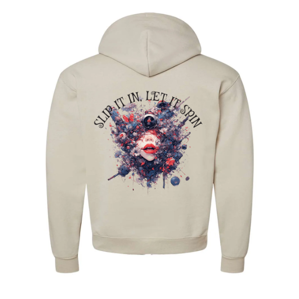 TheNudeNeedle Custom Design & Logo Tan Hoodie (Champion Hoodie, Unisex)