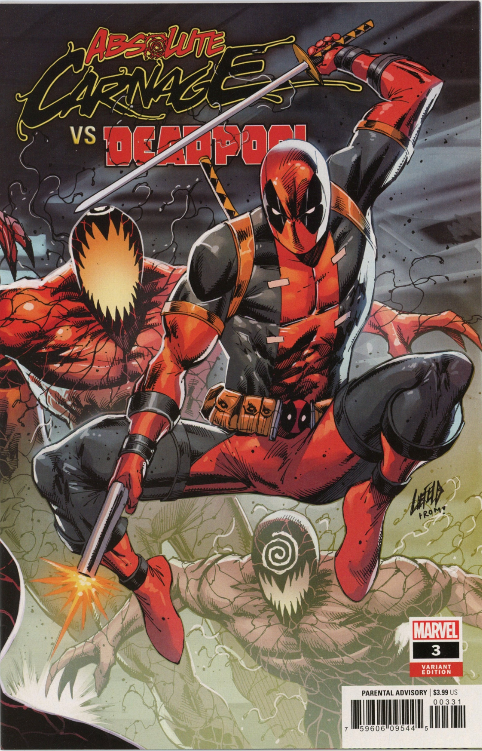 ABSOLUTE CARNAGE VS DEADPOOL #3 (OF 3) CONNECTING VAR AC (10/16/2019) - Golden Apple Comics