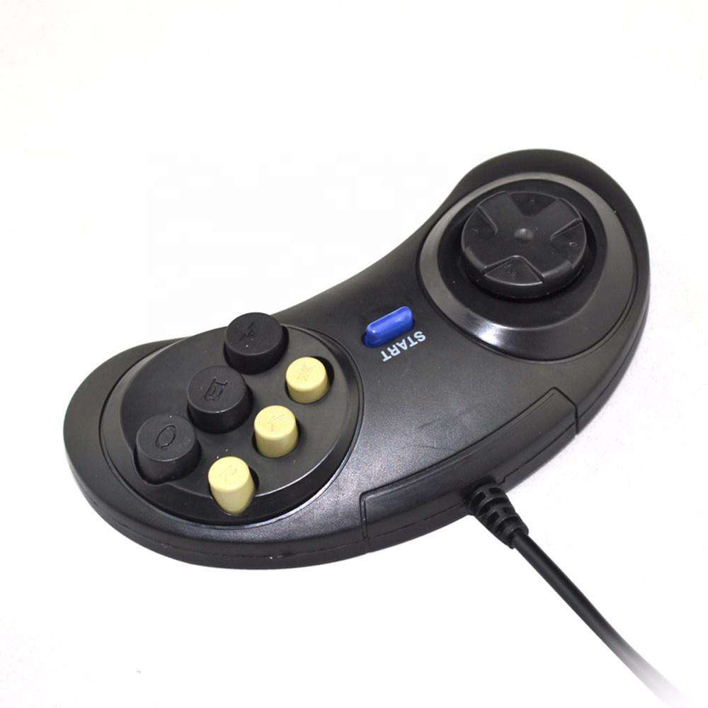 Wired Controller Compatible With Sega Genesis (XYAB)