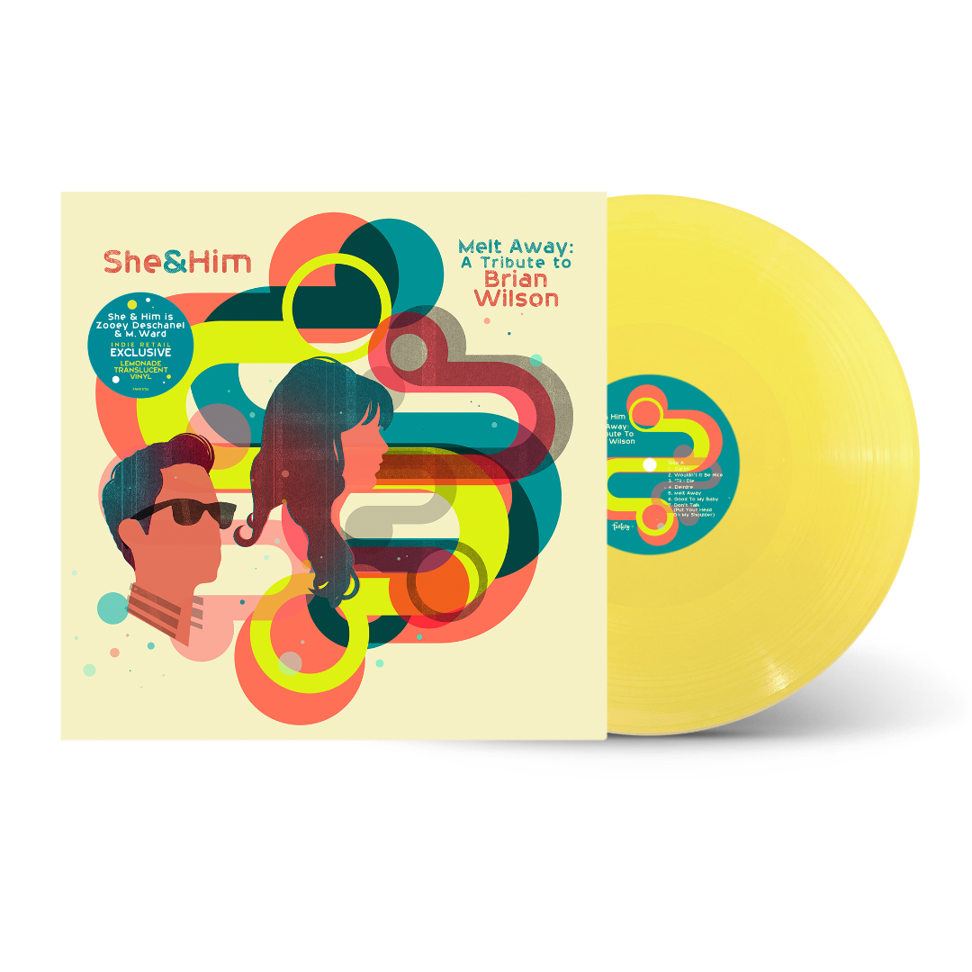 She & Him Melt Away: A Tribute To Brian Wilson (Limited Edition, Translucent Lemonade Colored Vinyl, Indie Exclusive) [Vinyl]