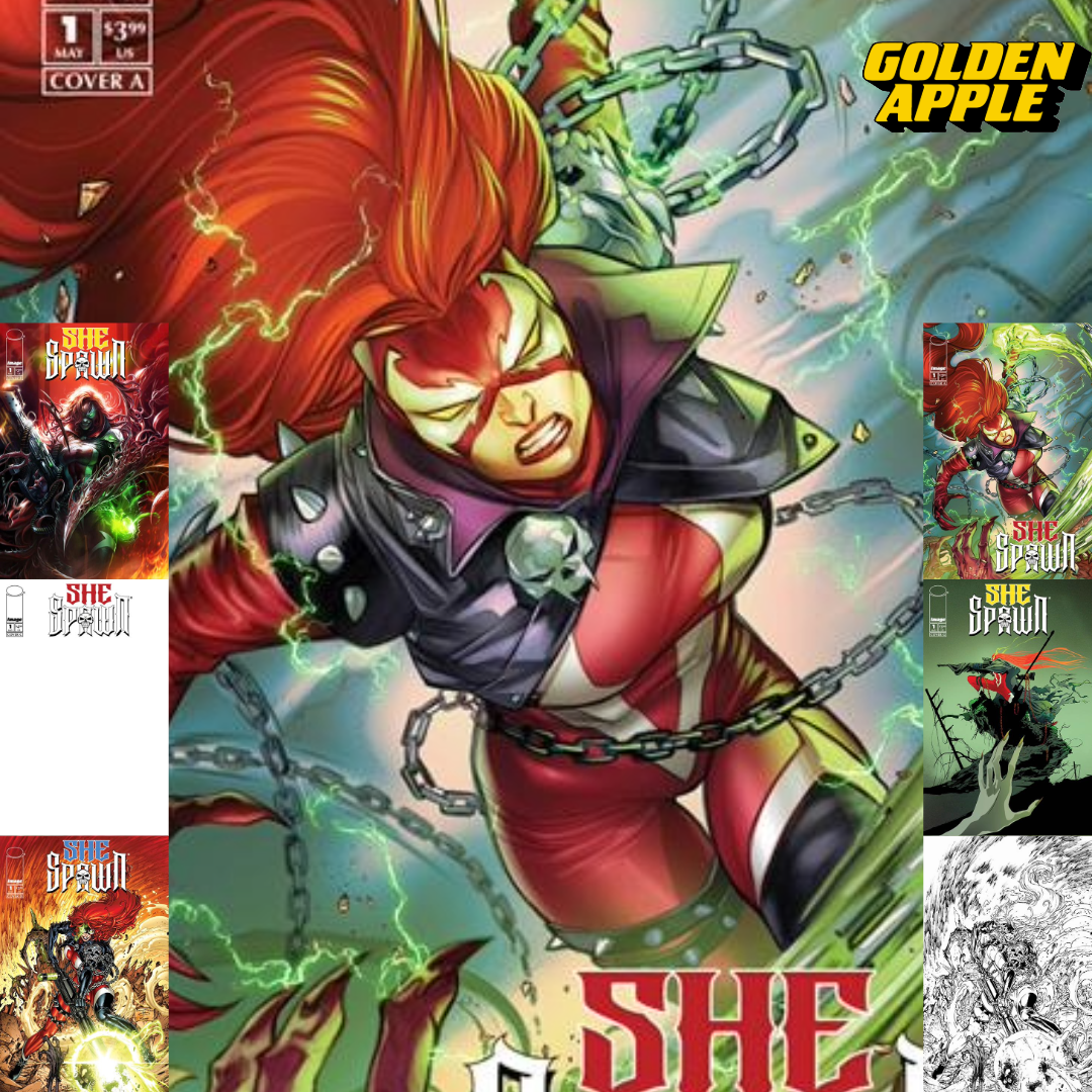 She-Spawn #1 (Of 5) A1 Cover Set Of 11 1:50 1:100 1:250 1:500 (05/06/2026) Image - Golden Apple Comics