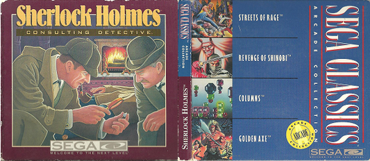 Sherlock Holmes and Sega Classics Double Game Set (Sega CD)