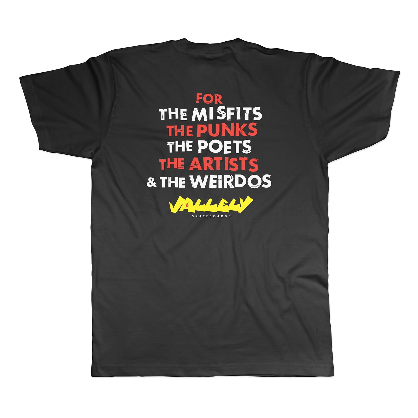 VALLELY SKATEBOARDS "MISFITS" T-SHIRT