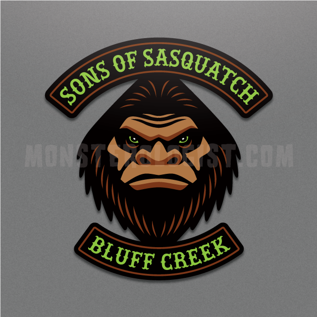 Sons Of Sasquatch Motorcycle Club Sticker - Golden Apple Comics