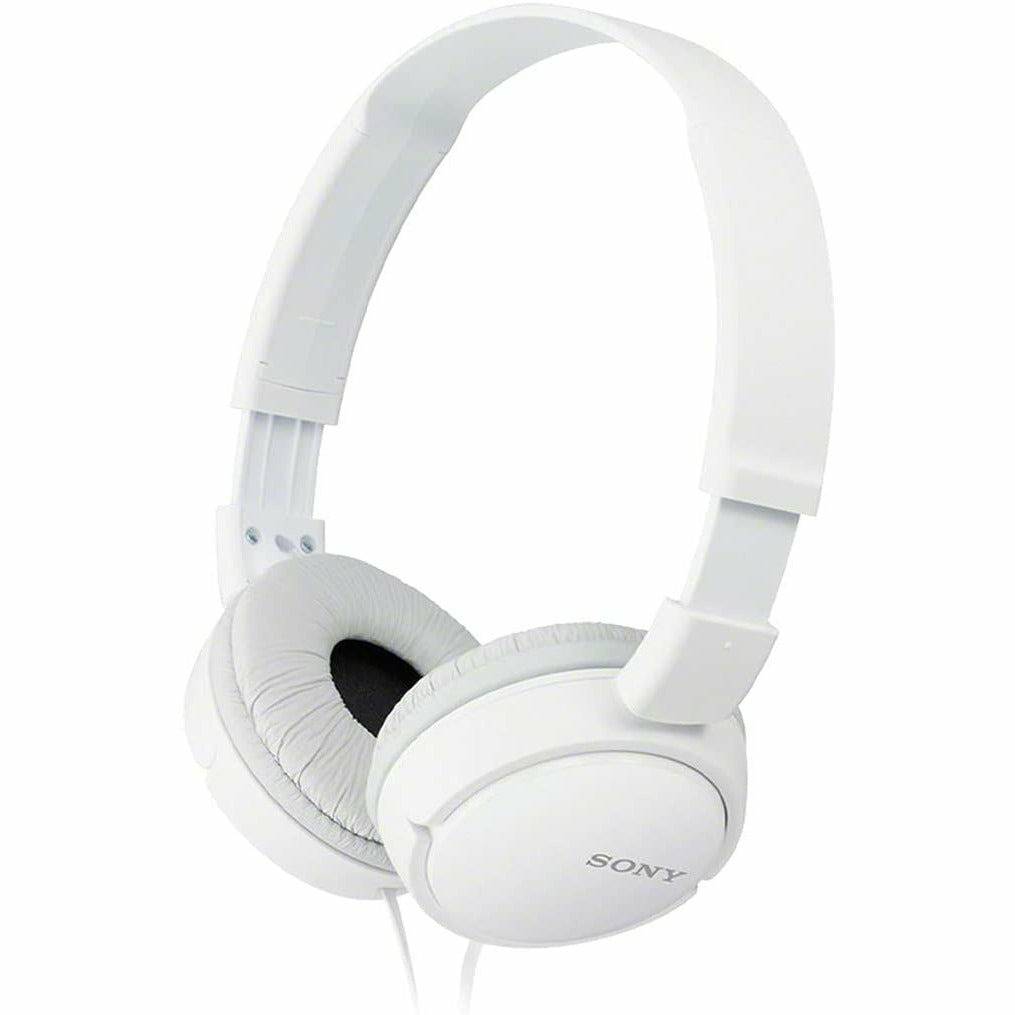 Sony ZX Series Wired On-Ear Headphones, White MDR-ZX110