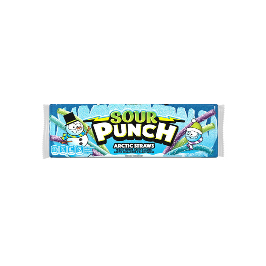 Sour Punch Arctic Straws In Display (US)