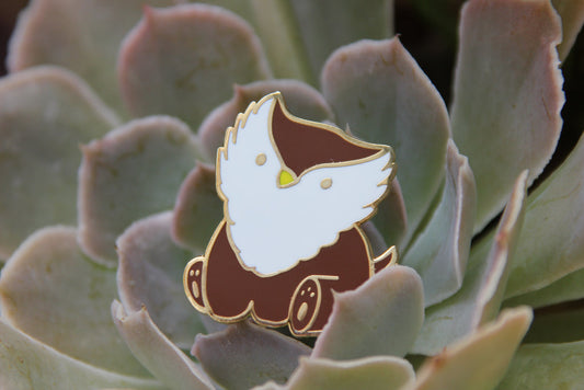 Baby Bestiary: Owlbear Enamel Pin - Sitting