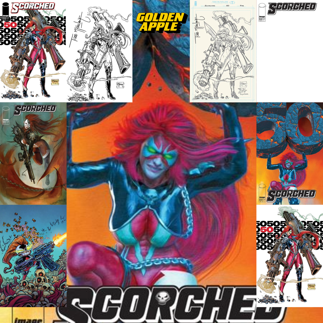 Spawn Scorched #50 A1 Cover Set Of 8 1:50 1:100 1:250 1:1000 (02/25/2026) Image