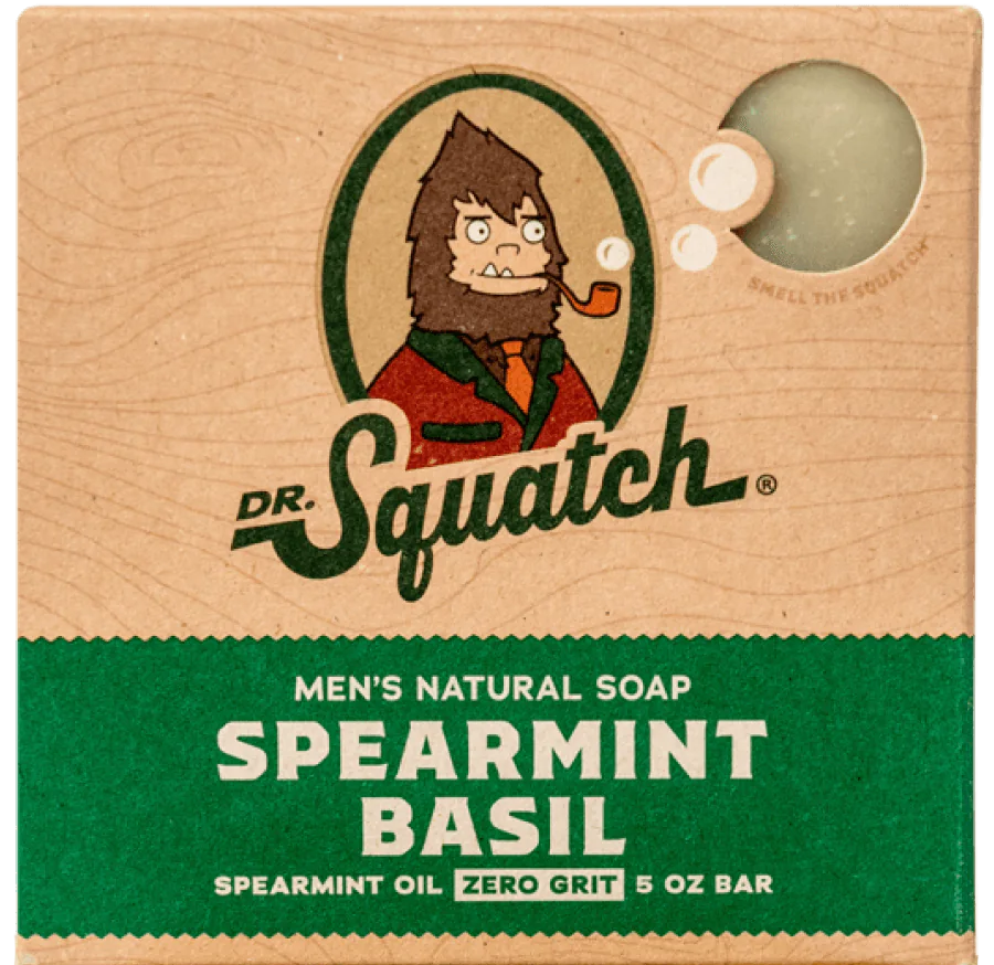 Dr. Squatch: Bar Soap, Spearmint Basil