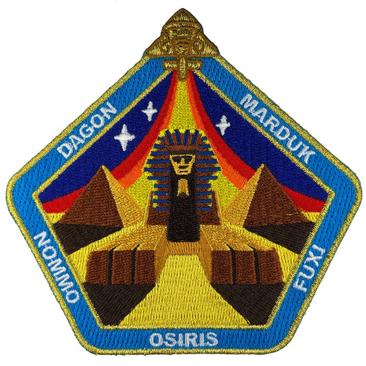Sphinx Central - Nazca Ancient Astronaut Mission Patch: Iron-on