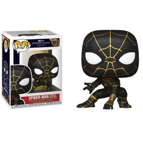 Spider-Man Black & Gold Suit -Spider-Man No Way Home - Marvel! Vinyl Figure #911