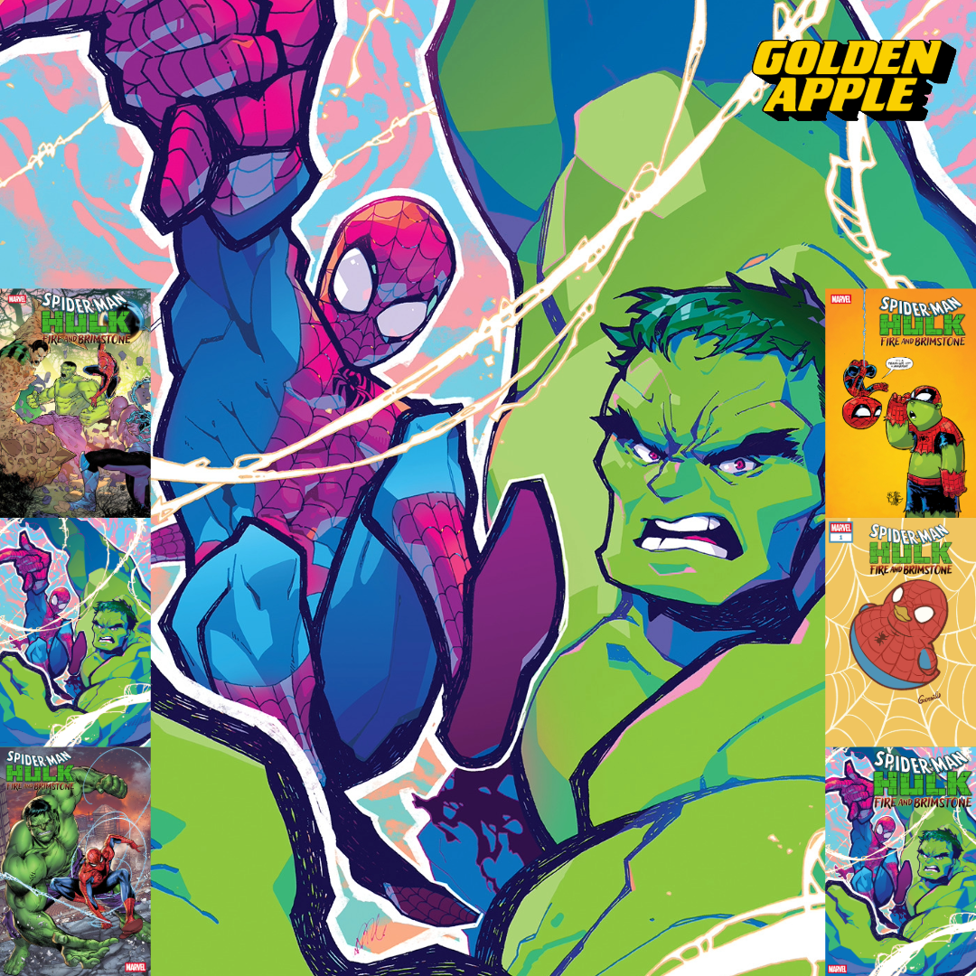 Spider-Man Hulk Fire And Brimstone #1 A1 Cover Set Of 9 1:25 1:100 (08/19/2026) Marvel
