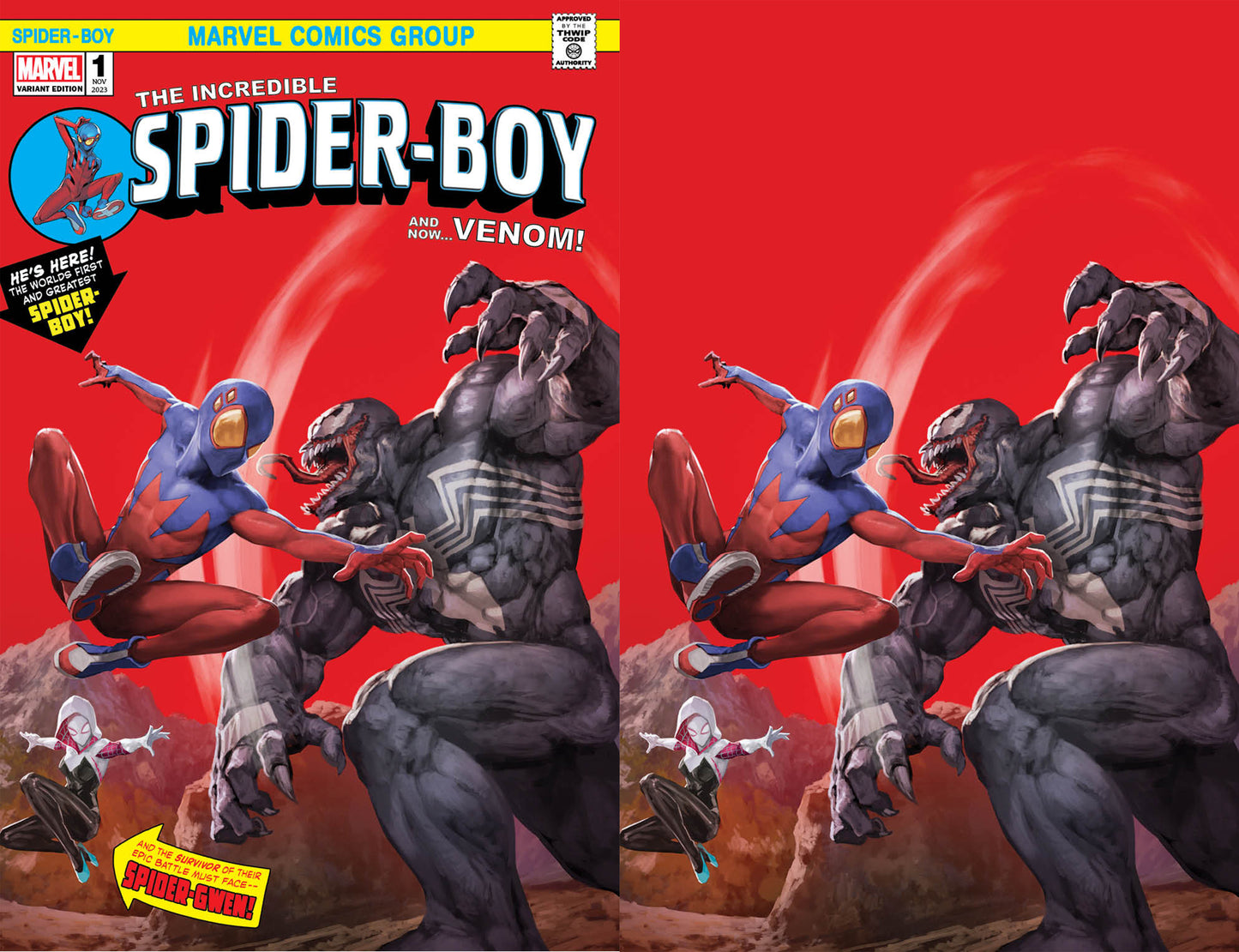 Spider-Boy #1 Skan Srisuwan Incredible Hulk 181 Homage Variant (11/01/2023) Marvel