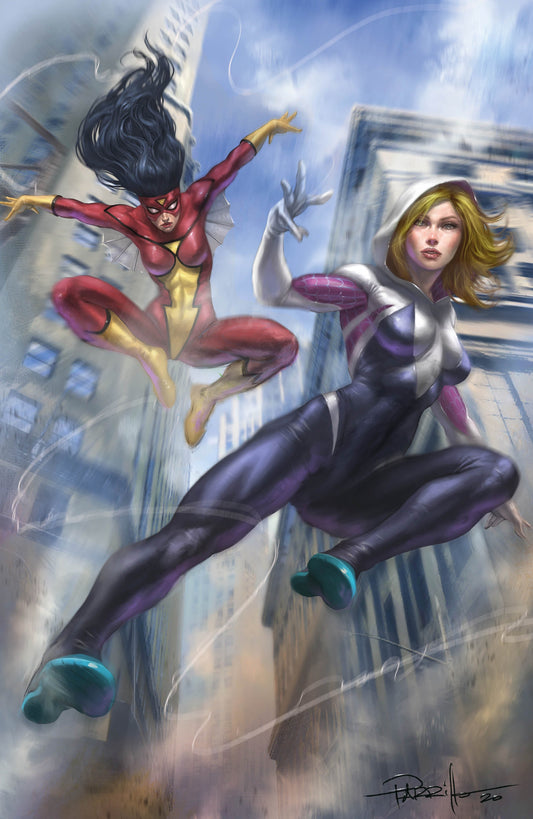 Spider-Woman #5 Lucio Parrillo Virgin Variant Spider Gwen (10/21/2020) Marvel