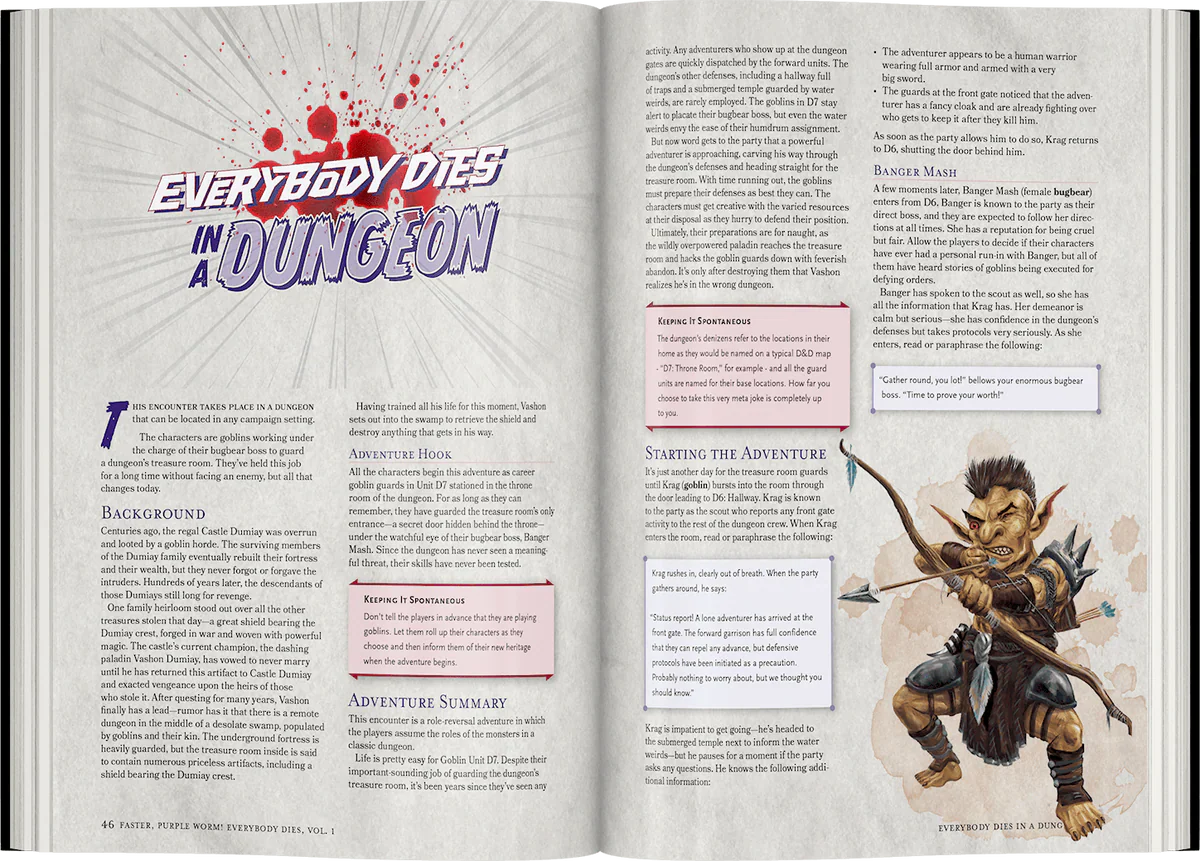 D&D 5E: Faster, Purple Worm! Everybody Dies - Vol. 1 - Golden Apple Comics