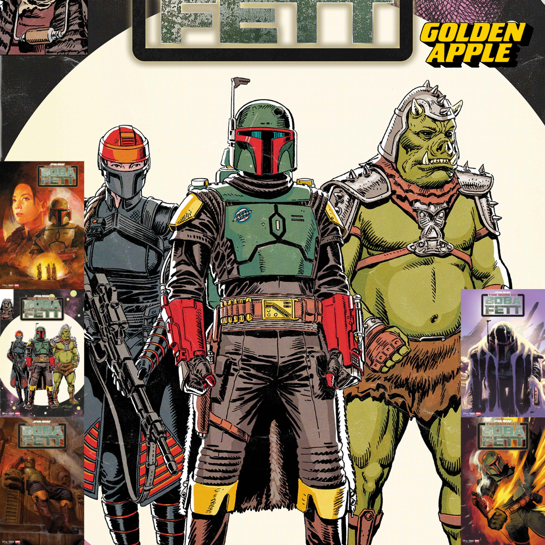 Star Wars The Book Of Boba Fett #1 A1 Cover Set Of 6 1:25 1:50 (09/09/2026) Marvel