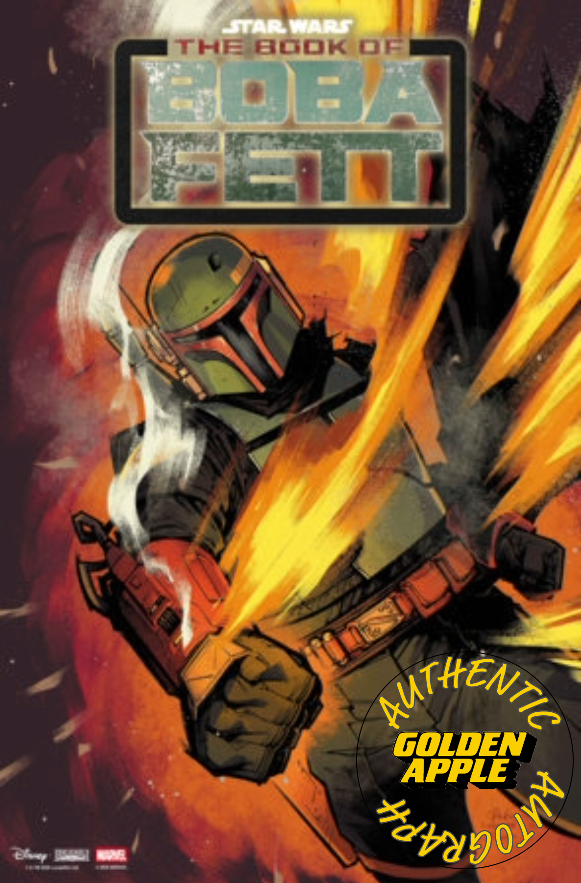 Star Wars The Book Of Boba Fett #1 C Rickie Yagawa Foil SIGNED Rodney Barnes (09/09/2026) Marvel