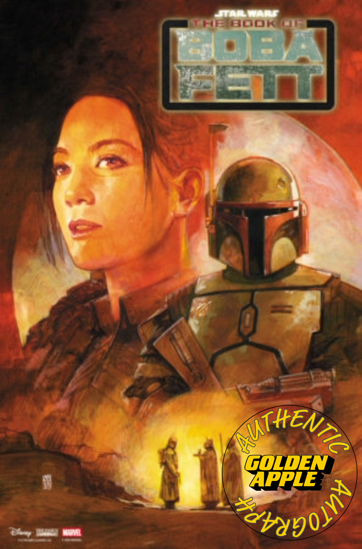 Star Wars The Book Of Boba Fett #1 A Alex Maleev SIGNED Rodney Barnes (09/09/2026) Marvel