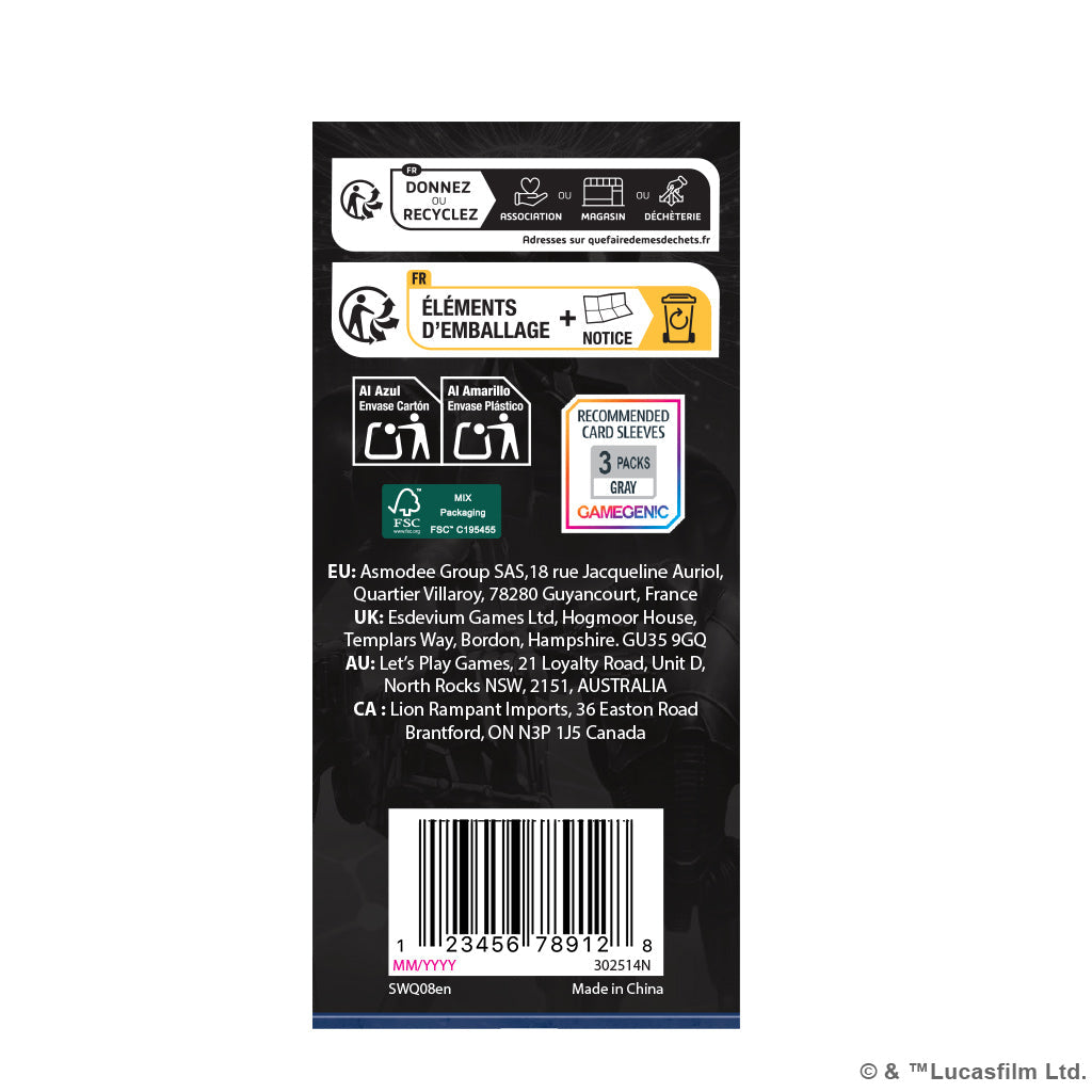 Star Wars Legion: Separatist Alliance Unit Card Pack