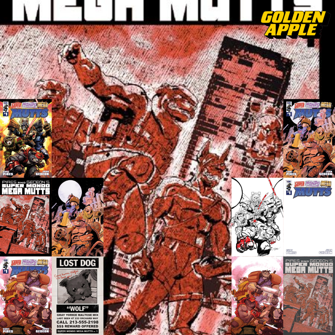 Super Mondo Mega Mutts #1 (Of 4) A1 Cover Set Of 10 1:10 1:20 1:50 1:100 (07/15/2026) Oni - Golden Apple Comics