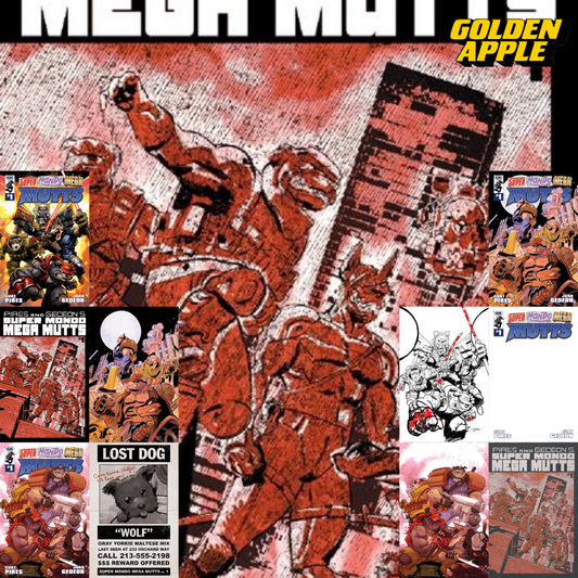 Super Mondo Mega Mutts #1 (Of 4) A1 Cover Set Of 10 1:10 1:20 1:50 1:100 (07/15/2026) Oni - Golden Apple Comics