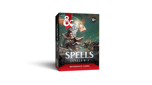 D&D: Reference Cards - Spells: Levels 0–1