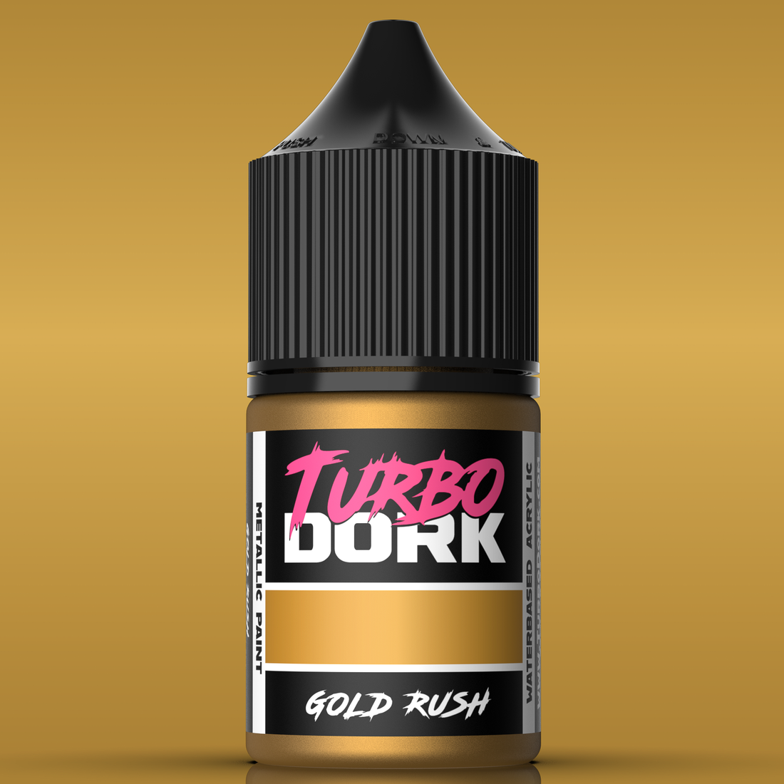 Turbo Dork: Metallic Acrylic Paint - Gold Rush - Golden Apple Comics