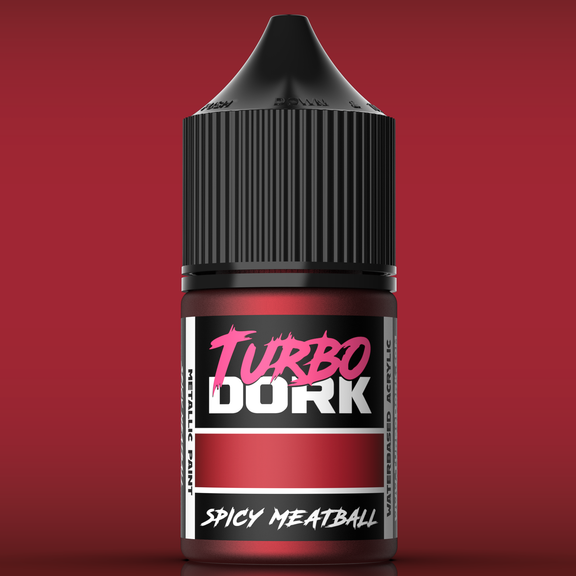 Turbo Dork: Metallic Acrylic Paint - Spicy Meatball - Golden Apple Comics