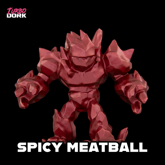 Turbo Dork: Metallic Acrylic Paint - Spicy Meatball - Golden Apple Comics