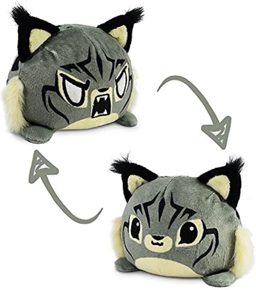 TeeTurtle Reversible Plushie: Lynx