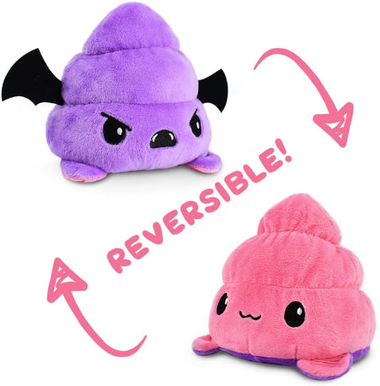 TeeTurtle Reversible Plushie: Spooky Dookie - Pink/Purple - Golden Apple Comics