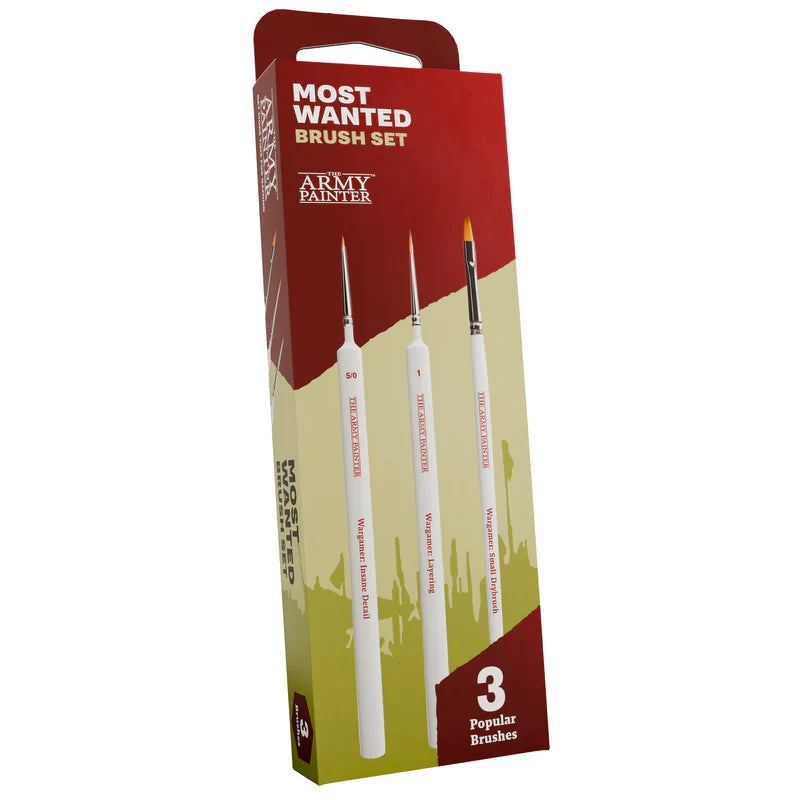 Army Painter Tools: Most Wanted Brush Set Box - Golden Apple Comics