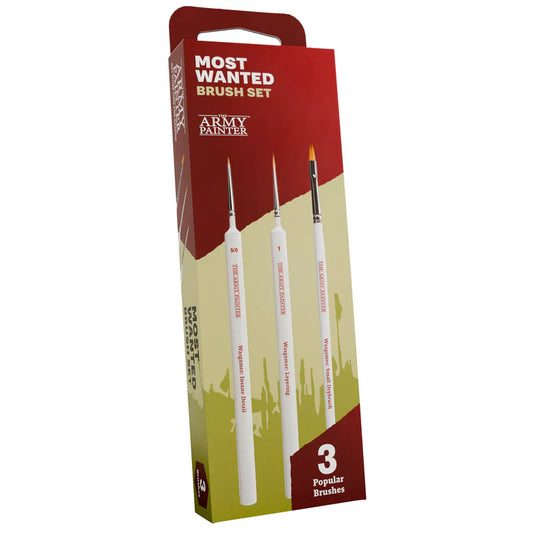 Army Painter Tools: Most Wanted Brush Set Box - Golden Apple Comics