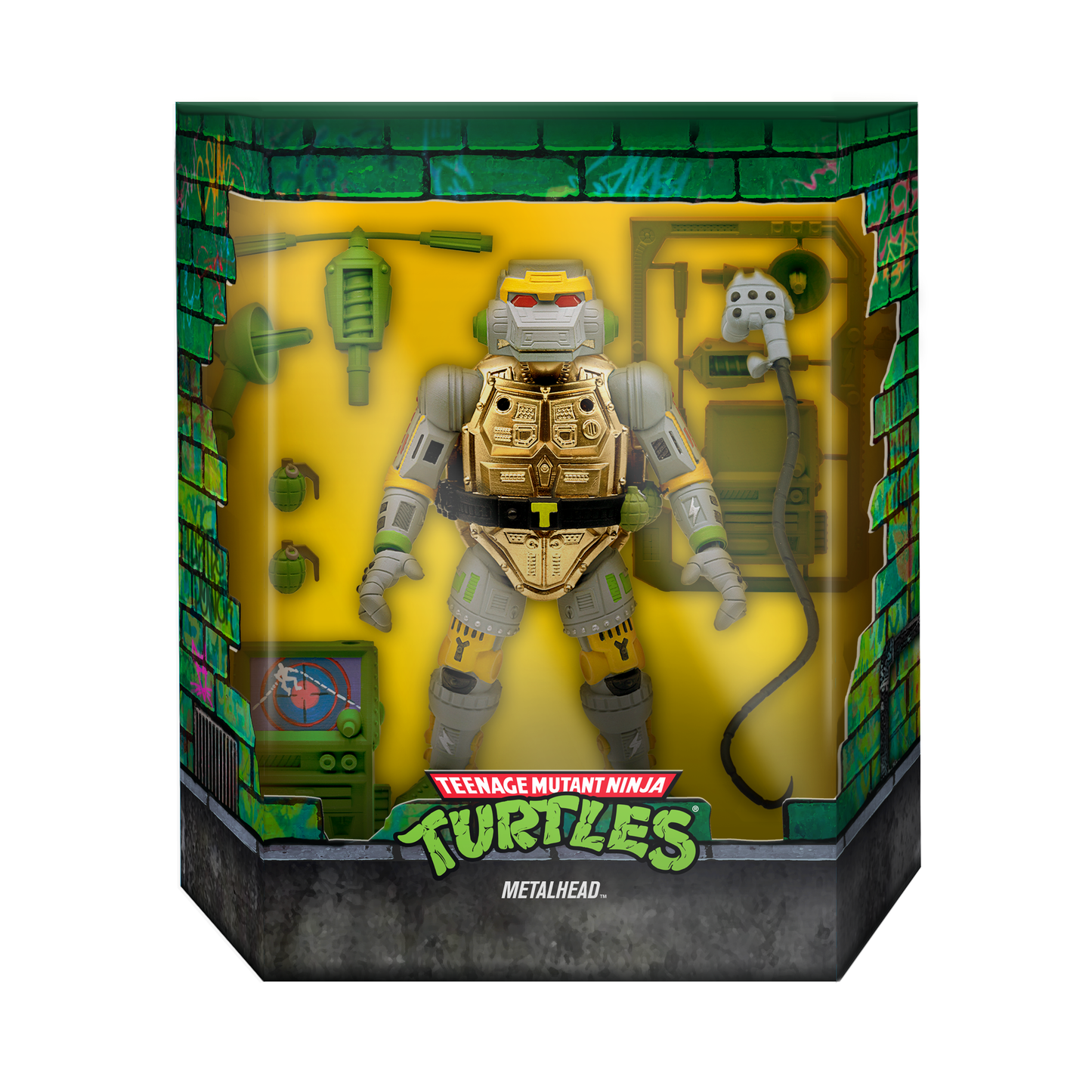 Super7 x Teenage Mutant Ninja Turtles Ultimates Metalhead Wave 3 Action Figure TMNT